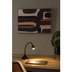 MILO Lampka biurkowa D 12,8 cm LED 1x3,2W 3000K czarny 18673/03/30 Lucide - zdjęcie dodatkowe 1